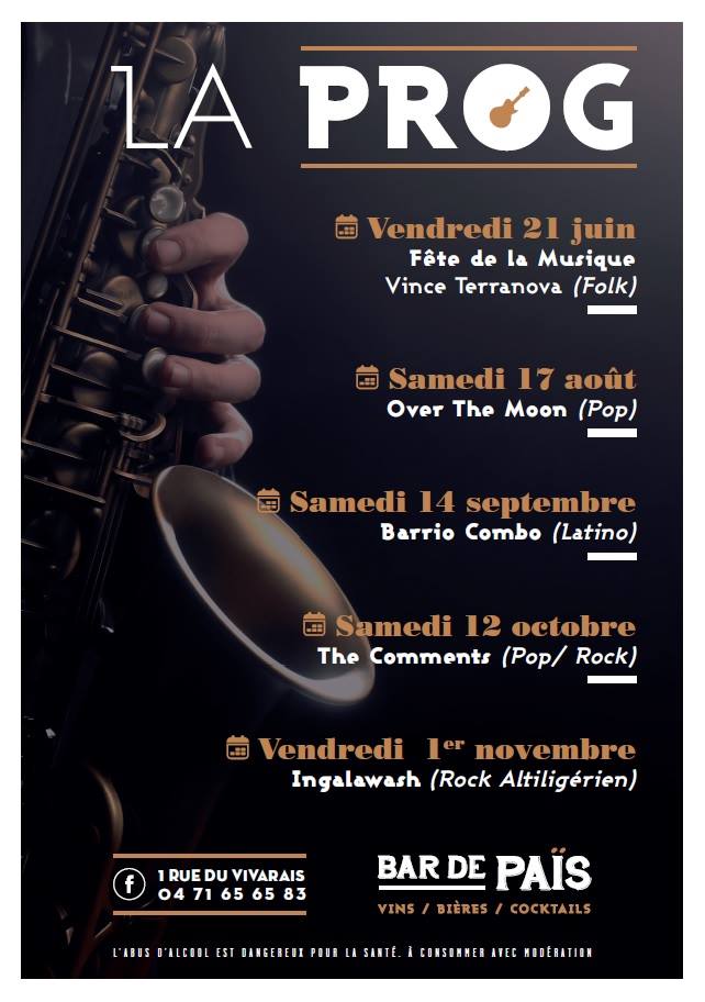 concerts BAR DE PAIS 2019