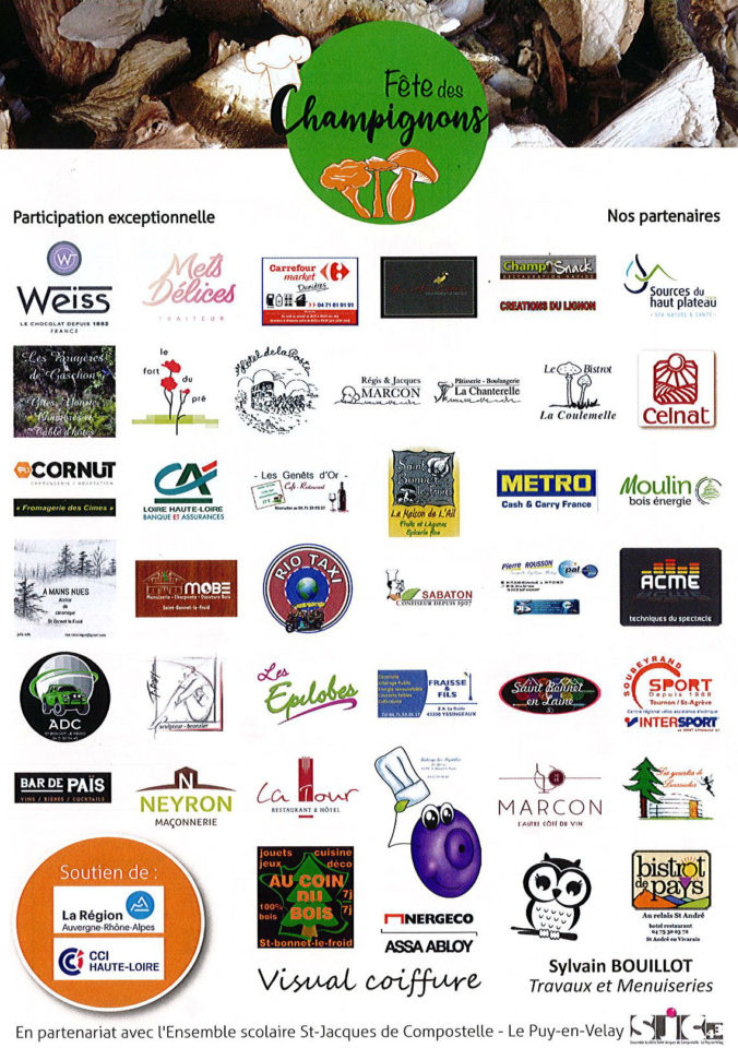 PROGRAMME LES SPONSORS